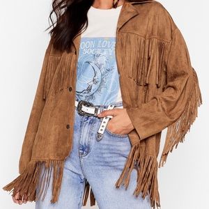 COPY - Fringe oversized  jacket